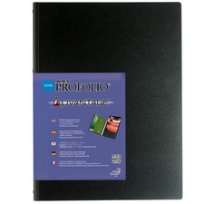 Itoya Art Profolio Advantage, Bound Portfolio with Crystal Clear PolyGlass Pages