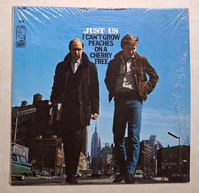 Just Us I Can't Grow Peaches on a Cherry Tree Vinyl LP Shrink 1966 Kapp VG+/VG+