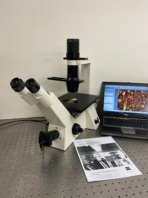 Zeiss Axiovert 40C Inverted Phase Contrast Microscope