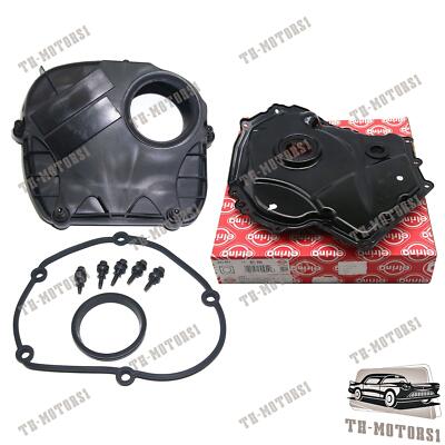 2pcs Timing Cover Set Upper & Lower for VW Audi Jetta A4 Q5 2009-2015 1.8T 2.0T