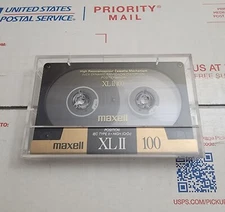 Maxell XLII 100 High Bias Blank Audio Cassette Tape - Made in Japan -