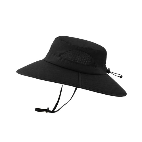 Men Women Wide Brim Bucket Sun Hat Hiking Camping Fishing Boonie UV Protection  - Bild 12 von 12
