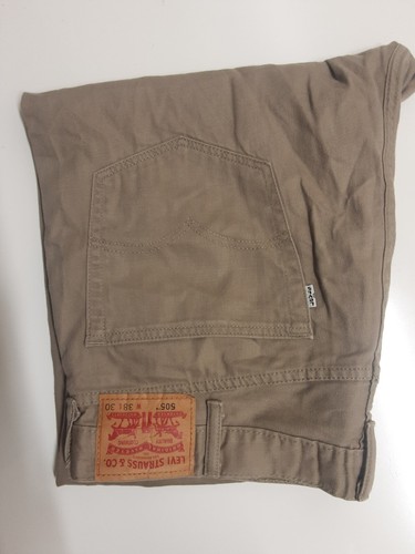 BB675 -LEVI`S 505 Chinos W38"-L30" REGULAR STRAIGHT MEN`S BEIGE GOOD CONDITION - Picture 2 of 18