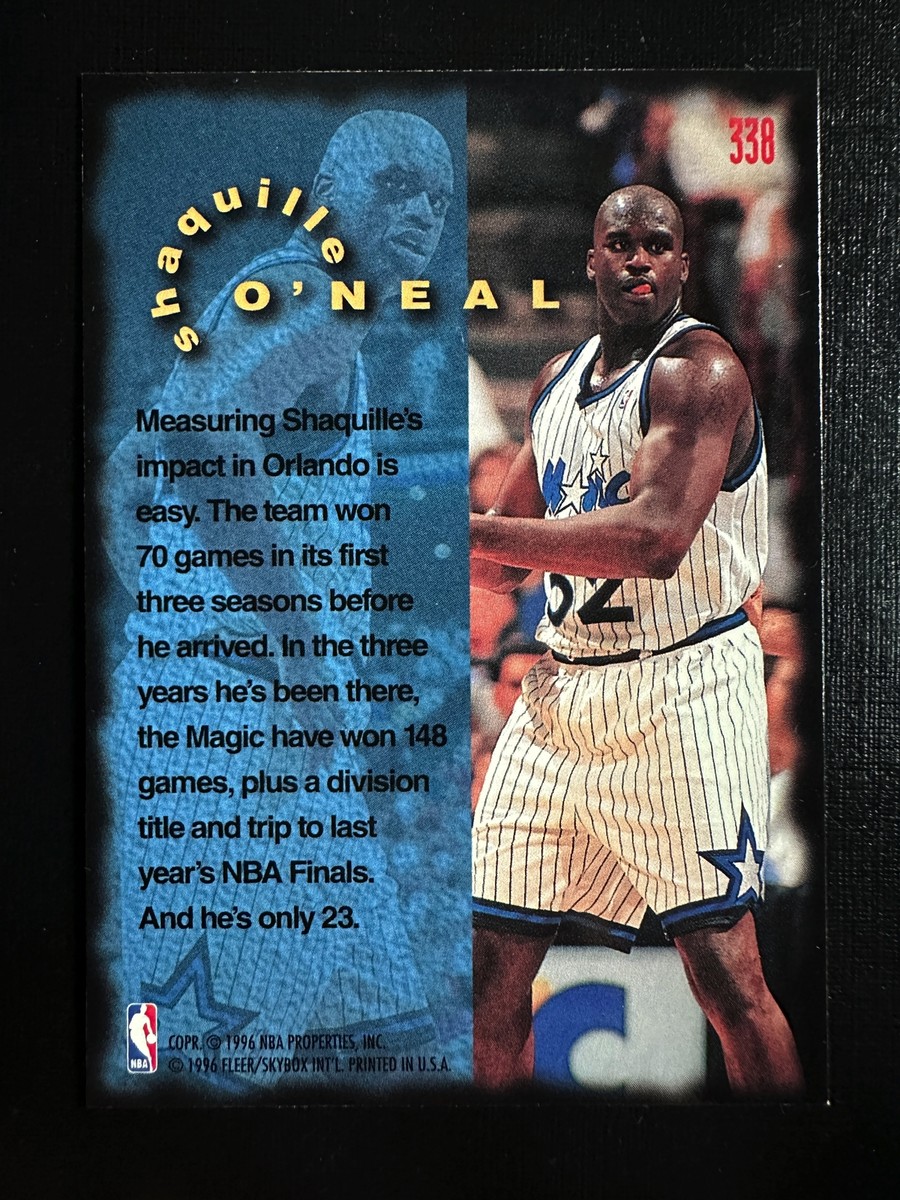 Shaquille O'Neal 1995-96 Fleer Firm Foundation Card Orlando Magic