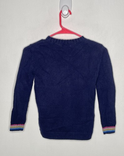 Epic Threads Sequin Unicorn Knit Sweater Girls Size 6X Pullover Long Sleeve Blue - Picture 2 of 4
