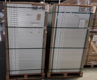Lot of 40 NEW SunPower 330W DC Solar Panels SPR-E20-330-COM
