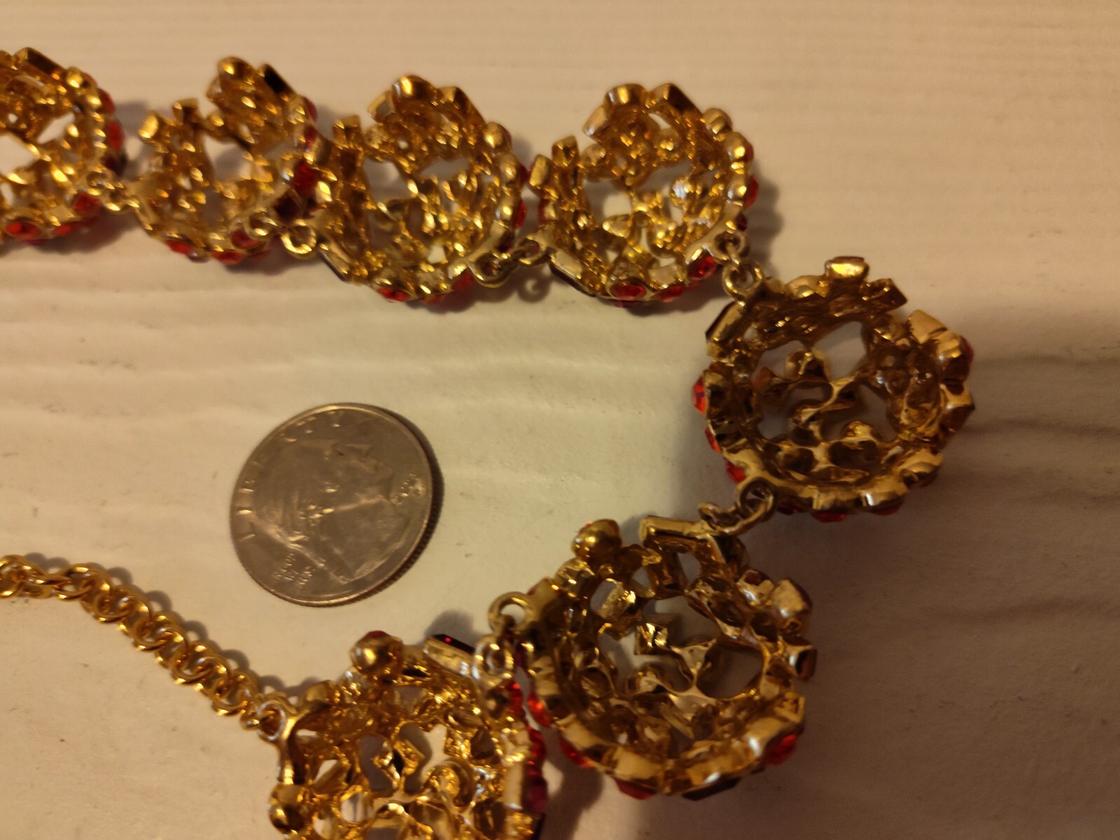 Kate Spade Domed Rhinestone Statement Necklace Re… - image 19