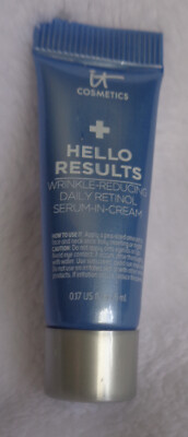 New IT Cosmetics Hello Results Wrinkle-Reducing Serum-in-Cream 0.17fl oz/5ml