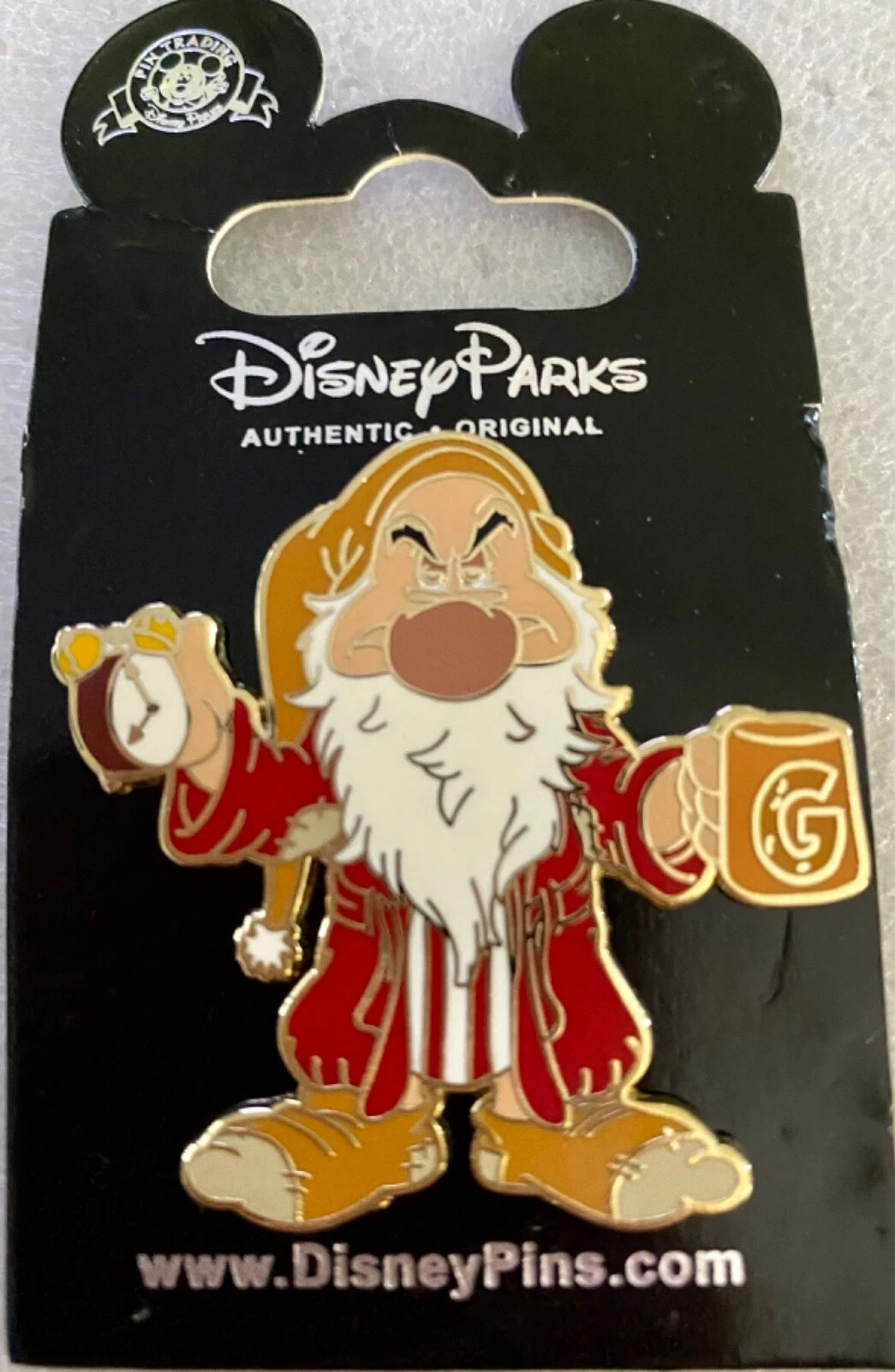 Disney Pin Morning Grumpy