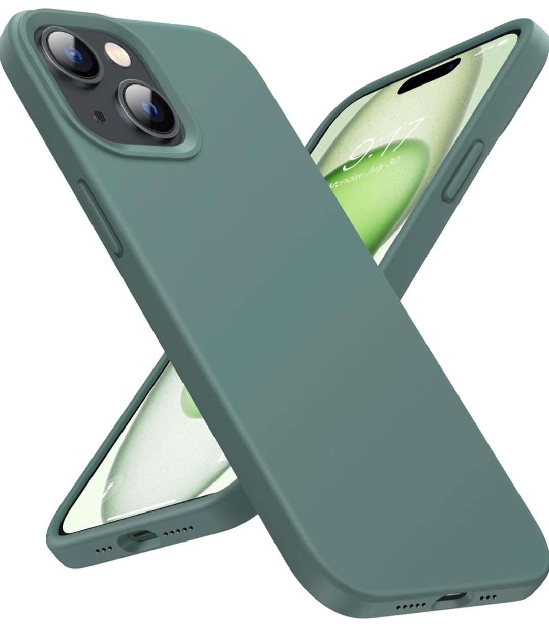 Designed for iPhone 15 Case, Silicone Phone Case [Military Grade Drop...-image