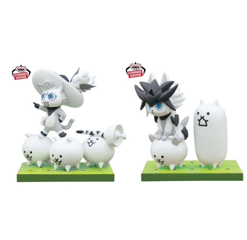 The Battle Cats Figures Super Cat Festival vol.3 vol.4 Set of 2