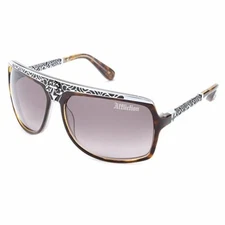 Affliction Sunglasses Talon Blk Shiny Silver with Case Tag and Box