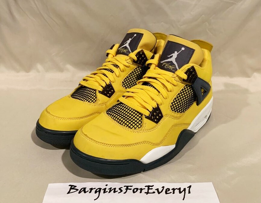 código Preguntar medianoche Air Jordan 4 Retro LS Lightning - Talla 11.5 - Tour Amarillo/Azul Oscuro - 314254-702 | eBay código Preguntar medianoche Air Jordan 4 Retro LS Lightning - Talla 11.5 - Tour Amarillo/Azul Oscuro - 314254-702 | eBay