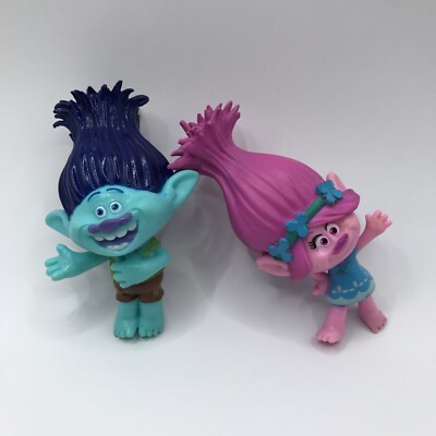 Trolls DreamWorks 5  Poppy Branch Diamond Figures Heavy Nice Cute 75