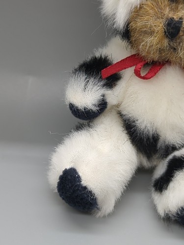 Boyds Bear MINI MOOKINS Plush Holestein Dairy Cow Costume 3” Tree Ornament - Picture 9 of 15