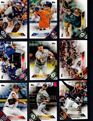 2016 TOPPS BASEBALL 501-701 YOU PICK BUY MORE SAVE MORE!