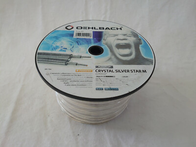 Oehlbach Crystal Silver Star M Type 1022 - 2x4,0mm² - Reststücke