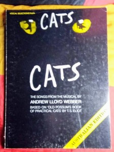 Details About Vocal Selections From Cats The Musical Australian Edition Sheet Music Songbook - 