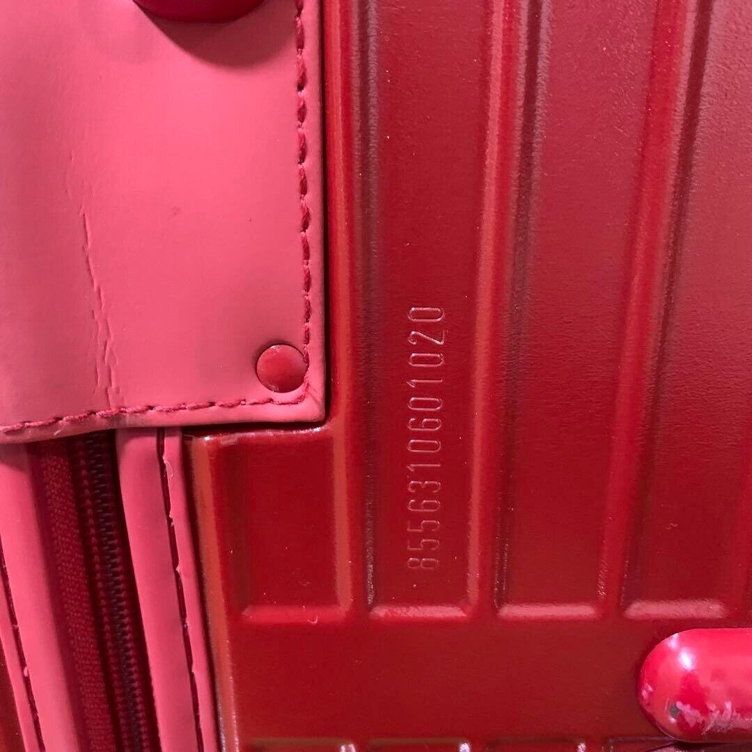 RIMOWA Salsa Red 63L TSA Compatible Suitcase Carry Bag RIMOWA Salsa Red 63L TSA Compatible Suitcase Carry Bag