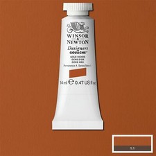 Winsor & Newton Designers Gouache Tube - Gold Ochre - 14ml