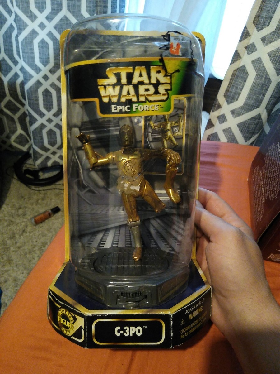 Star Wars C-3PO Figure Epic Force Rotate 360 Figure New NIB | eBay