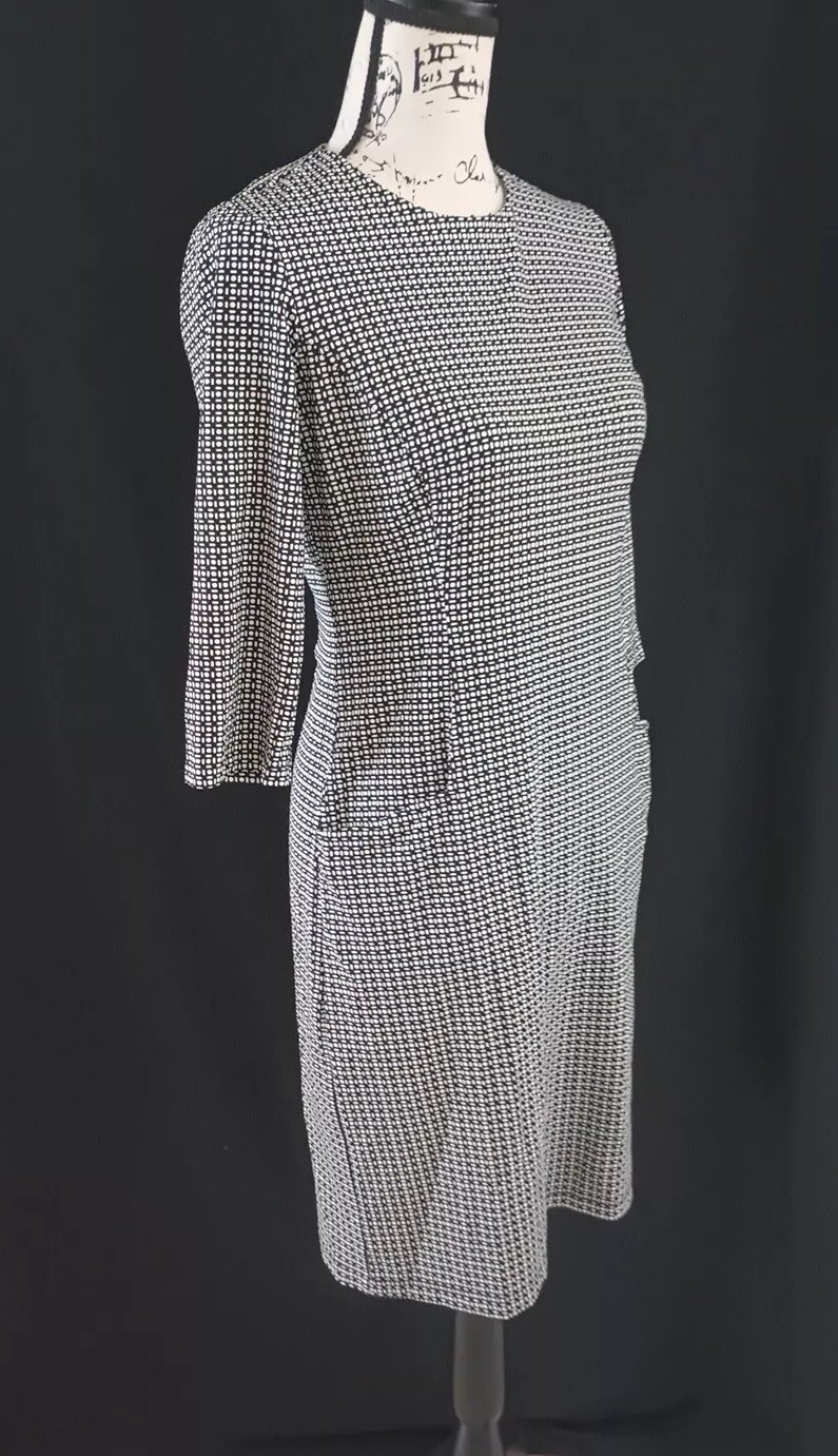 J McLaughlin Geometric Print Sheath Dress Size S … - image 4