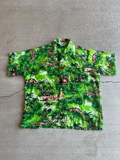 Vintage 60's Island Fashions Hawaiian Camp Button Up Shirt