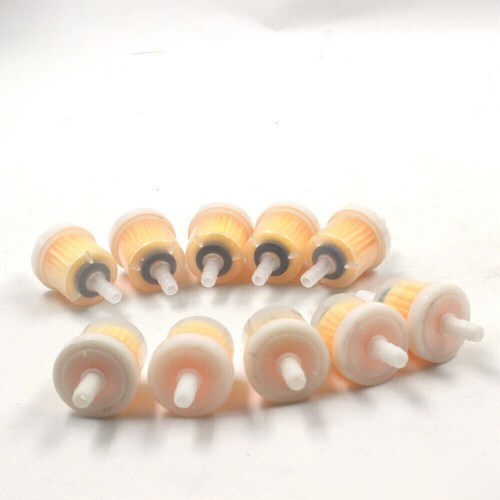 10 Pack Of Universal 1/4" X In-Line Fuel Filters for small tractors - Picture 8 of 12