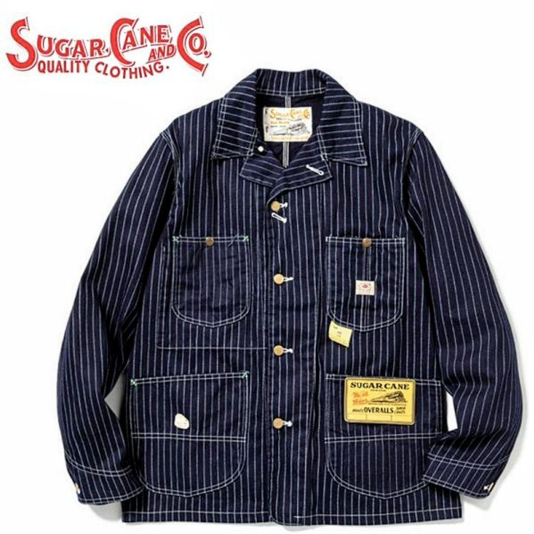 SUGAR CANE Wabash Stripe Work Coat Men's #D2711A | eBay SUGAR CANE Wabash Stripe Work Coat Men's #D2711A | eBay