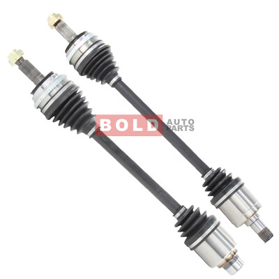 Pair Of Front CV Axle Shafts For 1999-2004 Honda Odyssey FWD - SurTrack Set With Nut