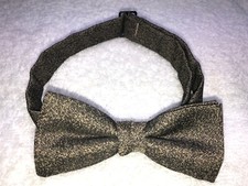 MENS ADJUSTABLE BOW TIE GOLD TONE NWOT