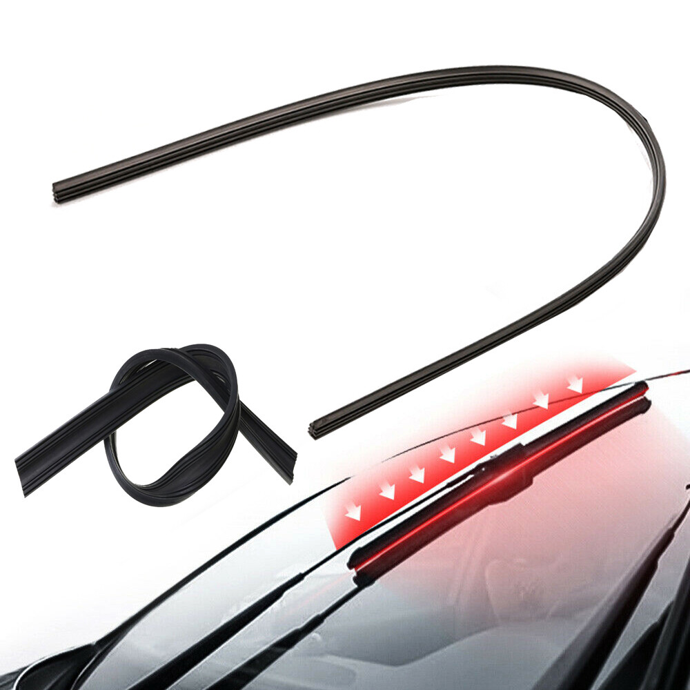 26" 6mm Silicone Frameless Wiper Blade Refill Car Windshield