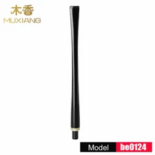 1 Pcs 9mm Black Mouthpiece Long Straight Stem for Churchwarden Tobacco Pipe