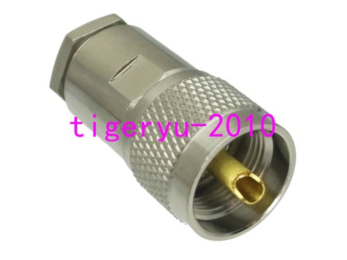 1pce UHF PL259 male plug clamp RG8 LMR400 RG213 RG165 RG393 Coaxial connector - Afbeelding 2 van 4