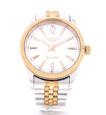 Madison New York Glamor Angie Bi-Colour Quarzuhr Unisex