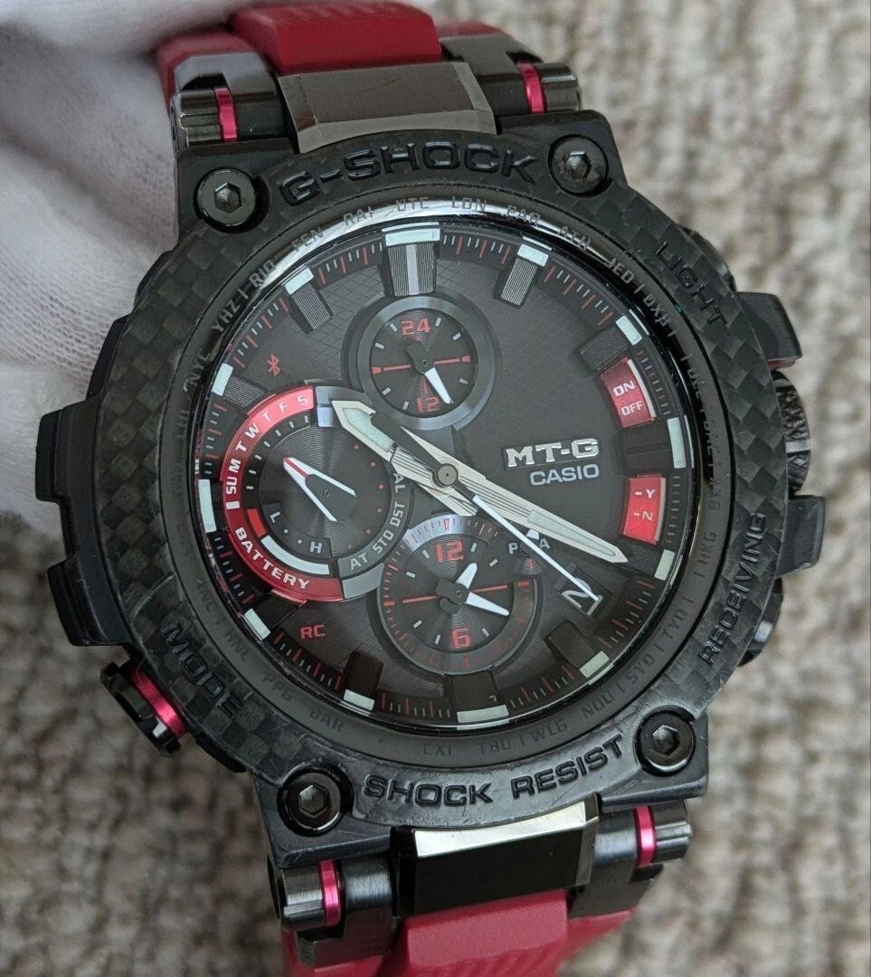 CASIO G-Shock MT-G MTG-B1000XBD-1AJF Black CARBON Solor Watch Box