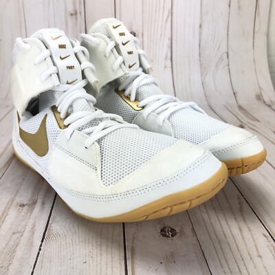 Nike ボクシングシューズ ホワイト/ゴールド Nike ボクシングシューズ ホワイト/ゴールド - メルカリ