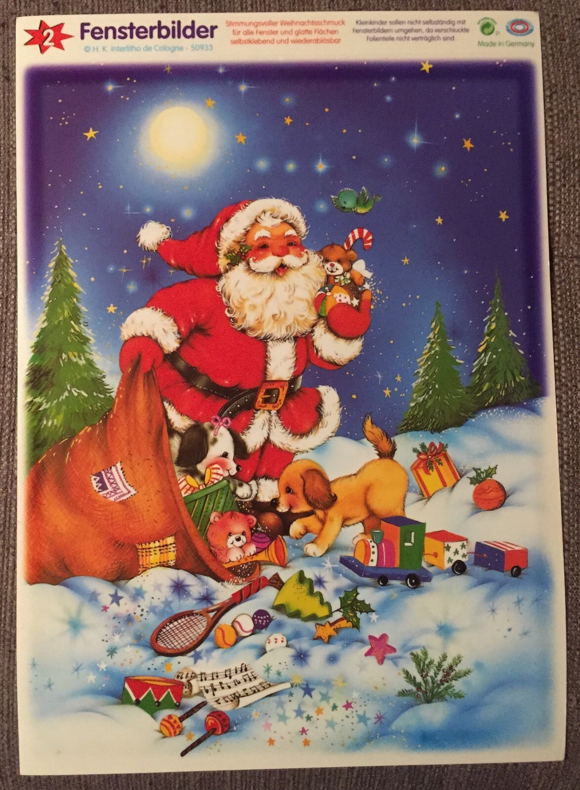 Wunderschöne Bendig Fensterbilder - Weihnachtsmotive - Weihnachten