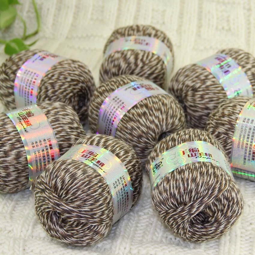New Sale Soft 8 Skeins x50g Pure Cashmere Blankets Hand DIY Knit Wool Yarn 30