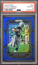 2022 Panini Prizm #261 Steve Largent Blue Shimmer 21/25 PSA 10 Gem Mint