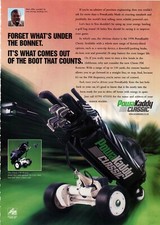 PEEP14 GOLF ADVERT 12X9" PETER ALLIS : POWAKADDY CLASSIC GOLF TROLLEY