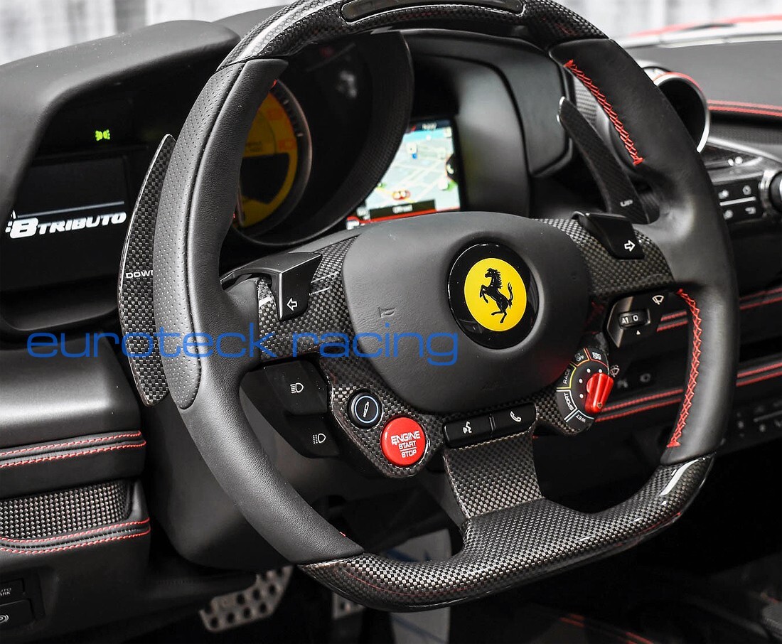 Ferrari F8 Tributo / Spider Carbon Fiber F1 Shift Paddles NEW! USA SELLER!