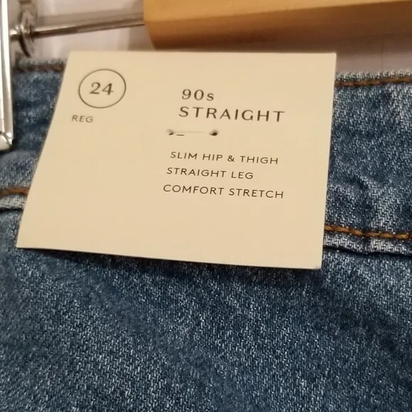 NWT Universal Thread Medium Wash 90's Straight Je… - image 6