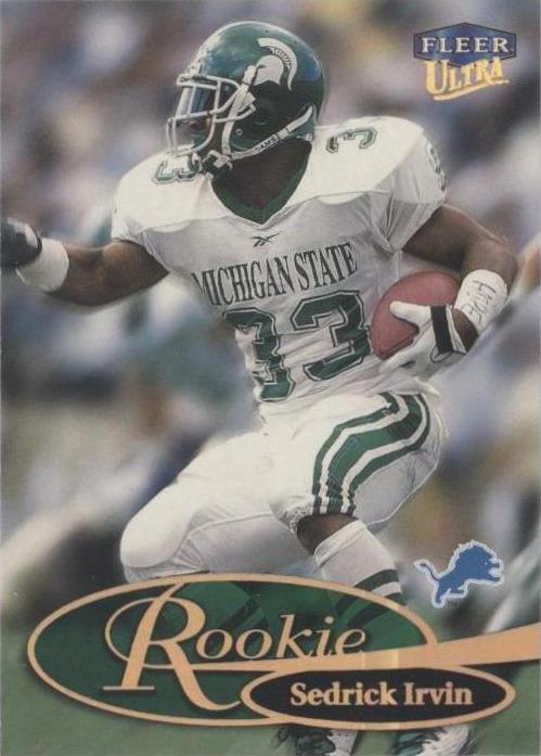 1999 Fleer Ultra Sedrick Irvin #295R - 1 of 2