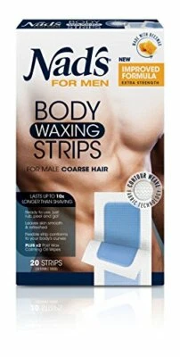 Nad's For Men Body Wax Strips 20's