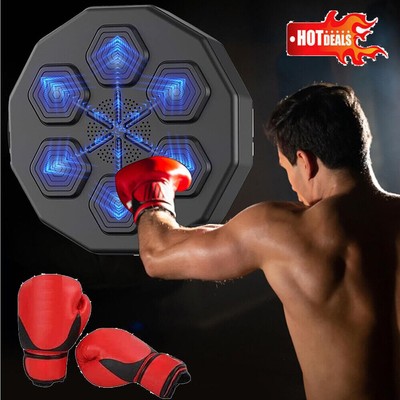 Music Boxing Machine Reaction Target Home Gym Boxing Practice Wall Mounted