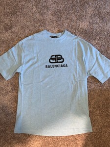 baby blue balenciaga t shirt