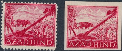 Stamp Germany India Selection 1943 WWII War Era Azad Hind Legion Free MNH 2 - Picture 5 of 5