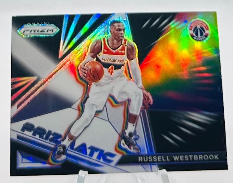 2021-22 Panini Prizm Prizmatic Silver Holo Russell Westbrook Wizards #23