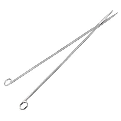 Fish Aquarium Cleaner Kelly Scissors Straight 18'' Extra Long Handle Sharp/sharp